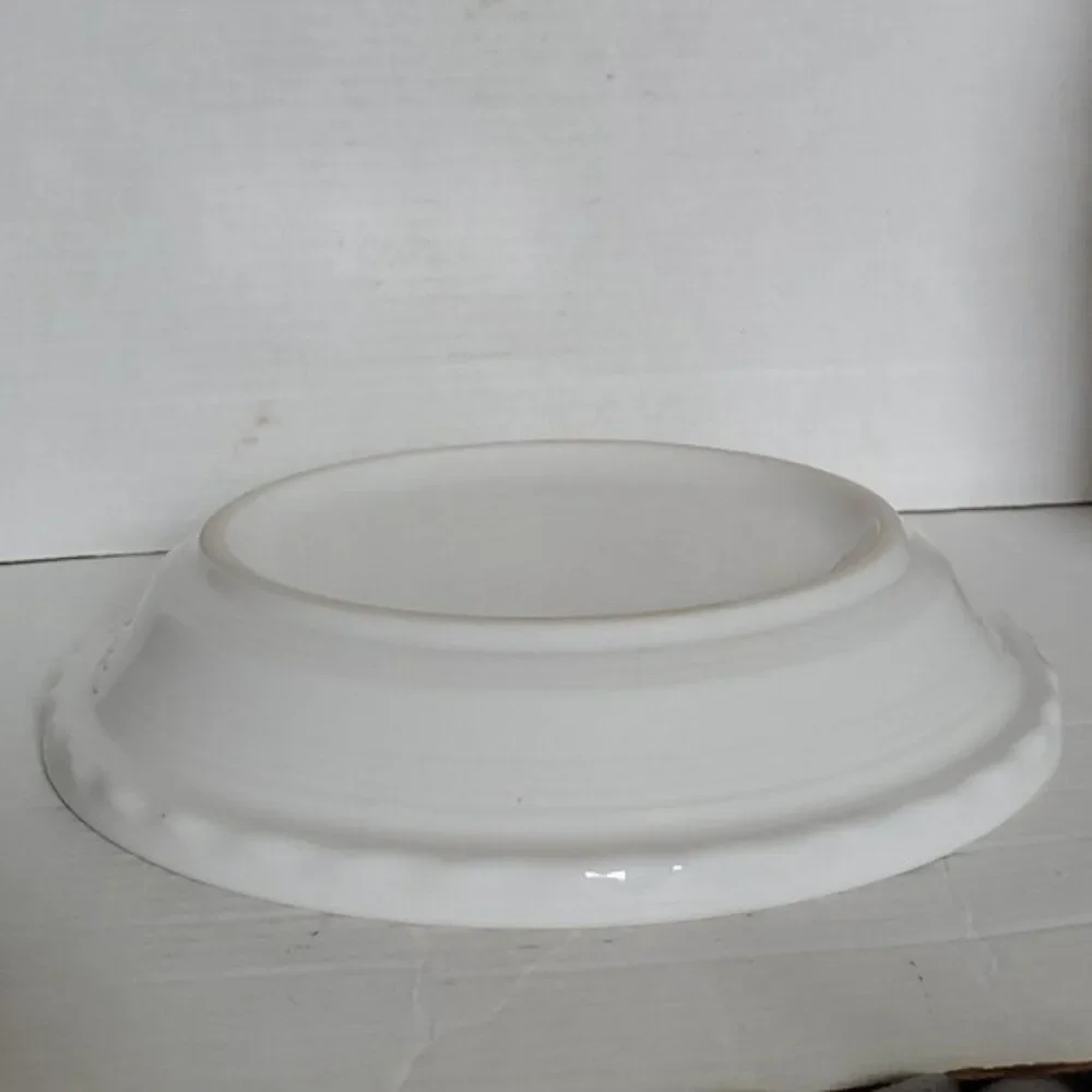 Fiestaware FIESTA Pie Plate Deep Dish Baker Bake Bakeware Cookware White CERAMIC